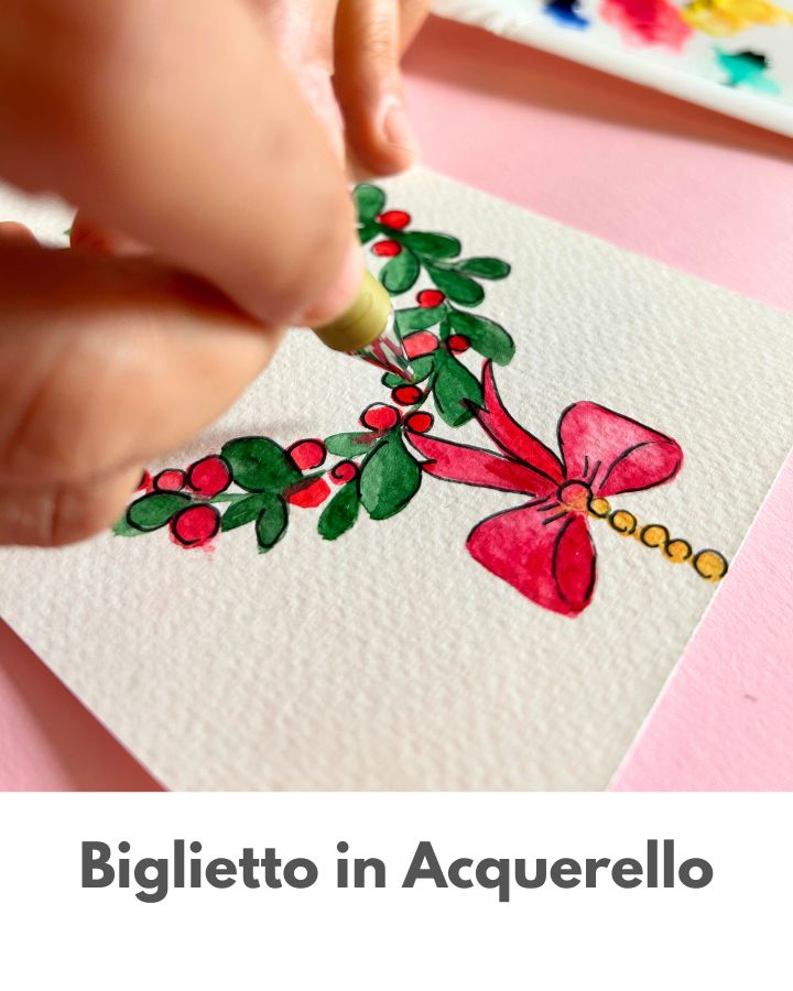 Workshop Watercolor Greeting Card