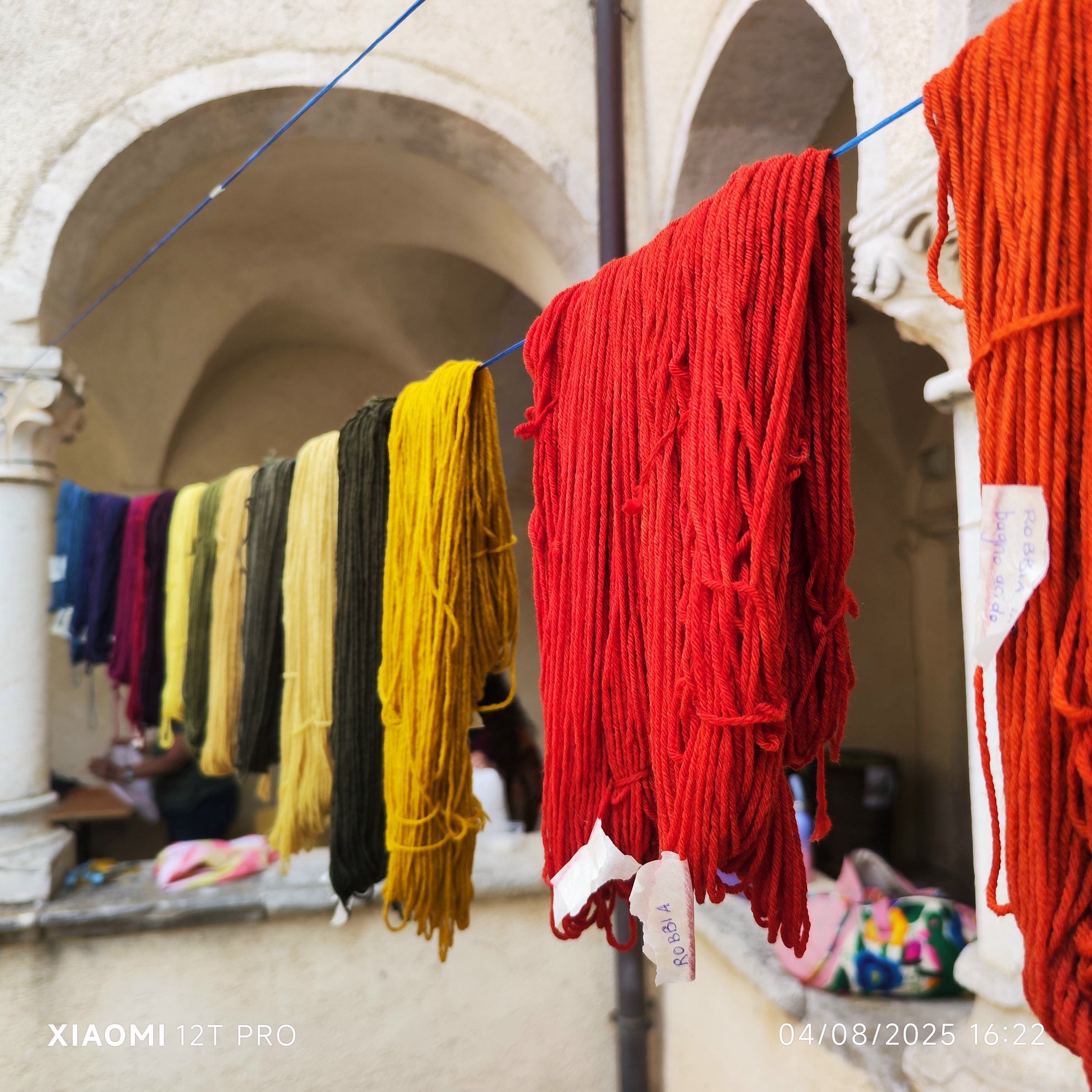 Wool natural dyeing workshop