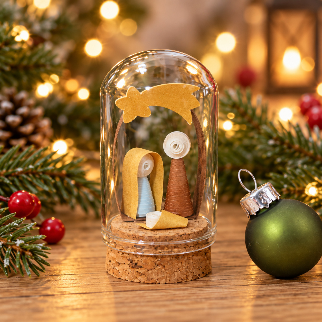 Presepe in Miniatura in Quilling