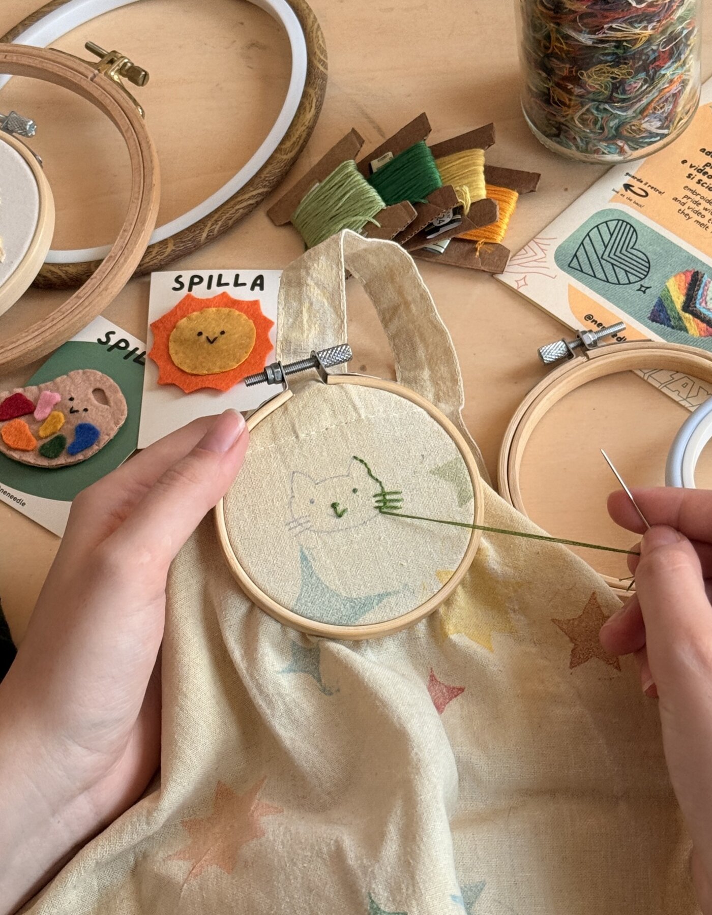 IMPARA A RICAMARE + UPCYCLING 