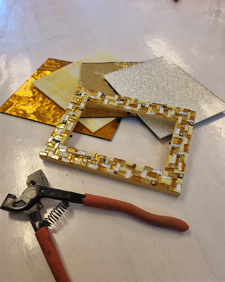 Crea la tua cornice portafoto in Mosaico