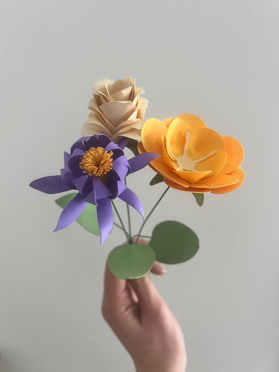 Fantasia di fiori di carta