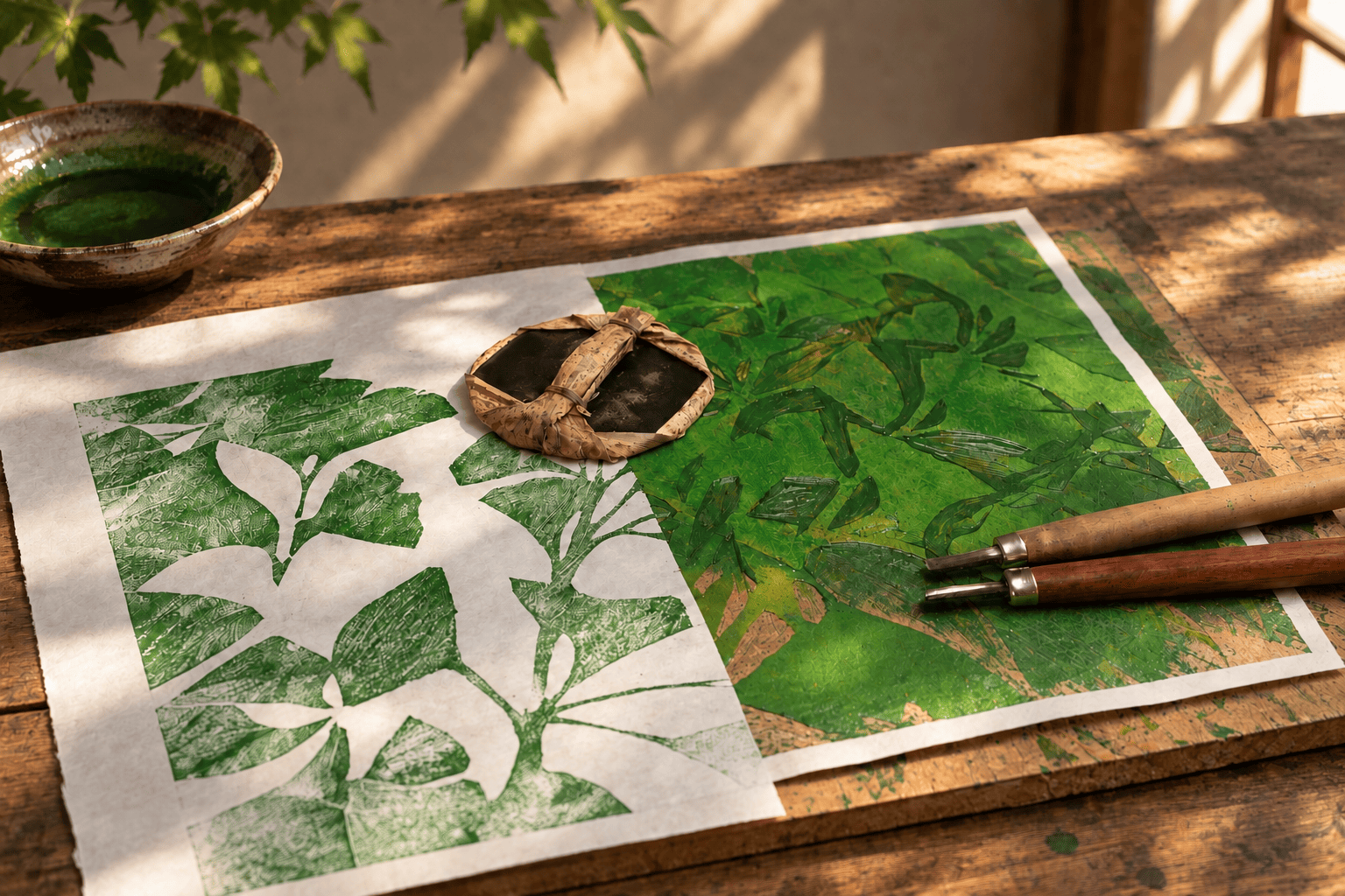 MOKUHANGA 木版画 – xilografia