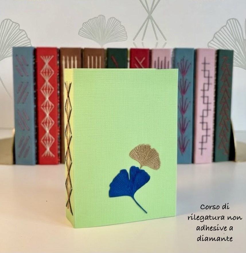 rilegatura non adhesive a diamante