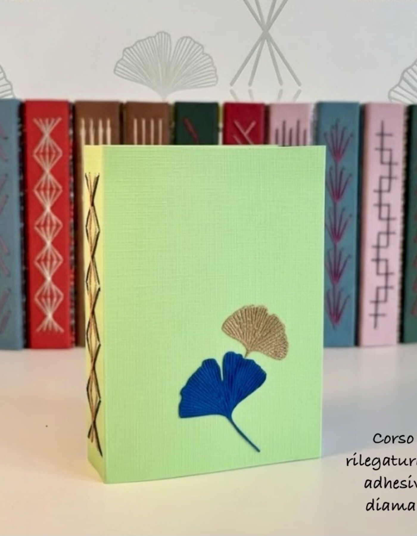 rilegatura non adhesive a diamante
