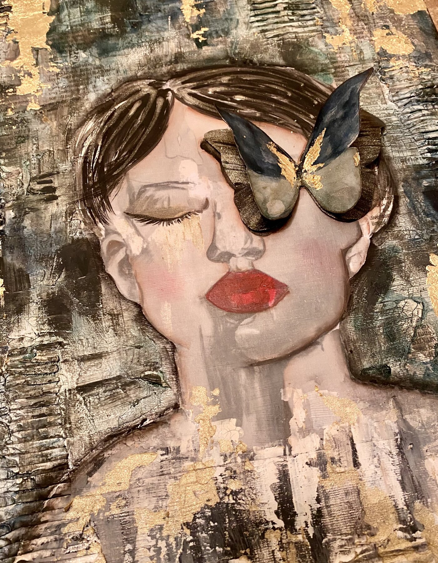TELA CREATIVA "LADY BUTTERFLY"