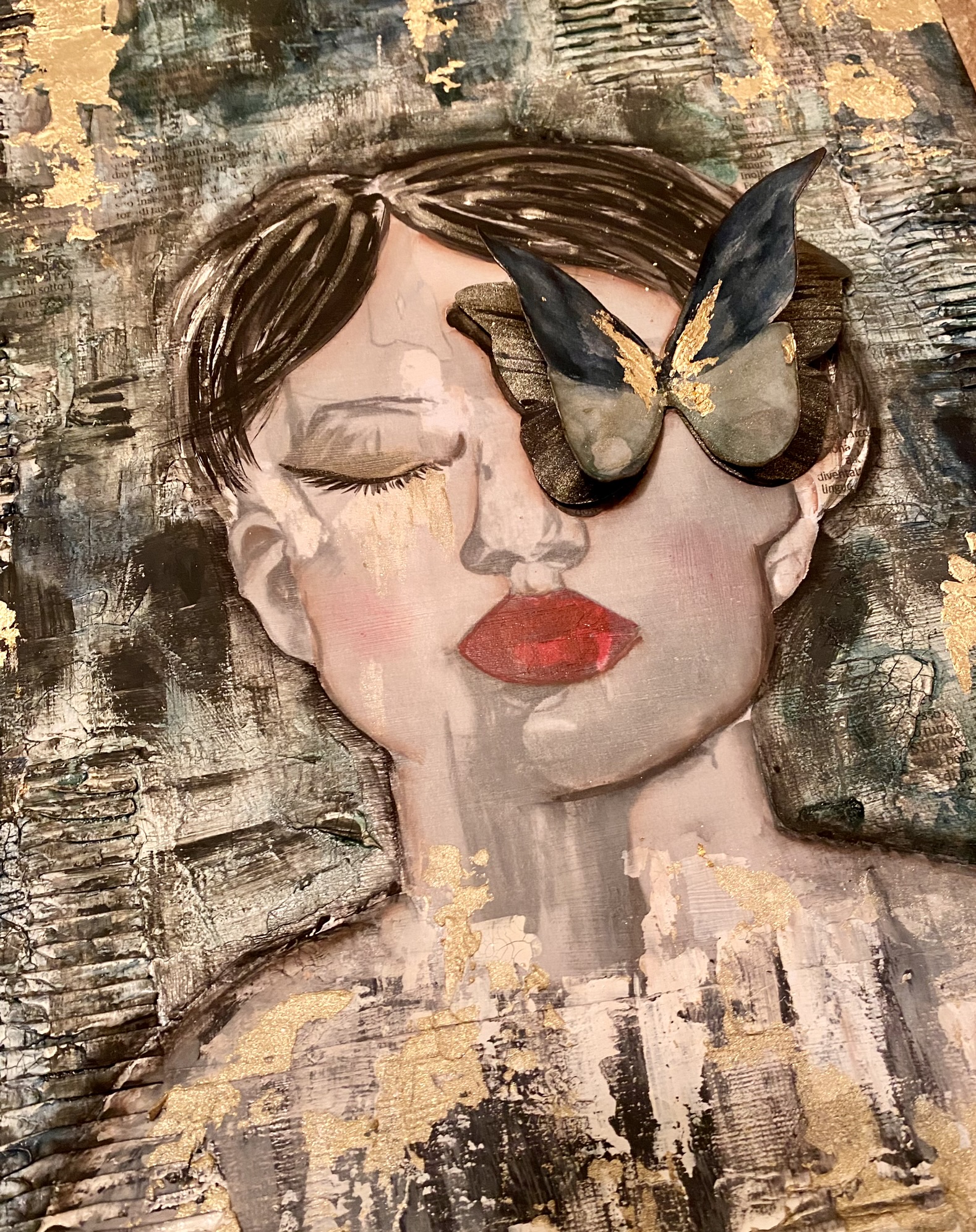 TELA CREATIVA "LADY BUTTERFLY"