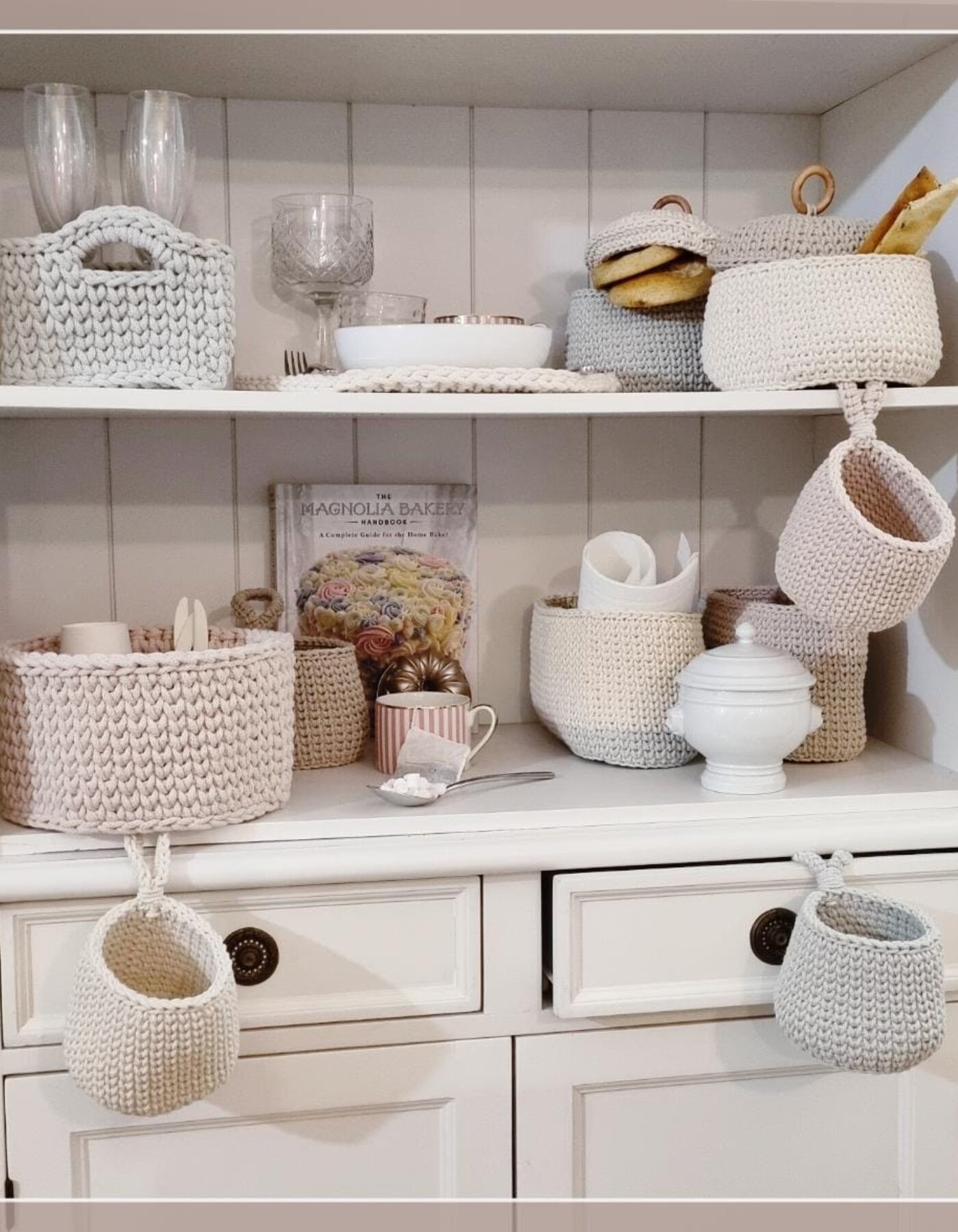 cestini all'uncinetto