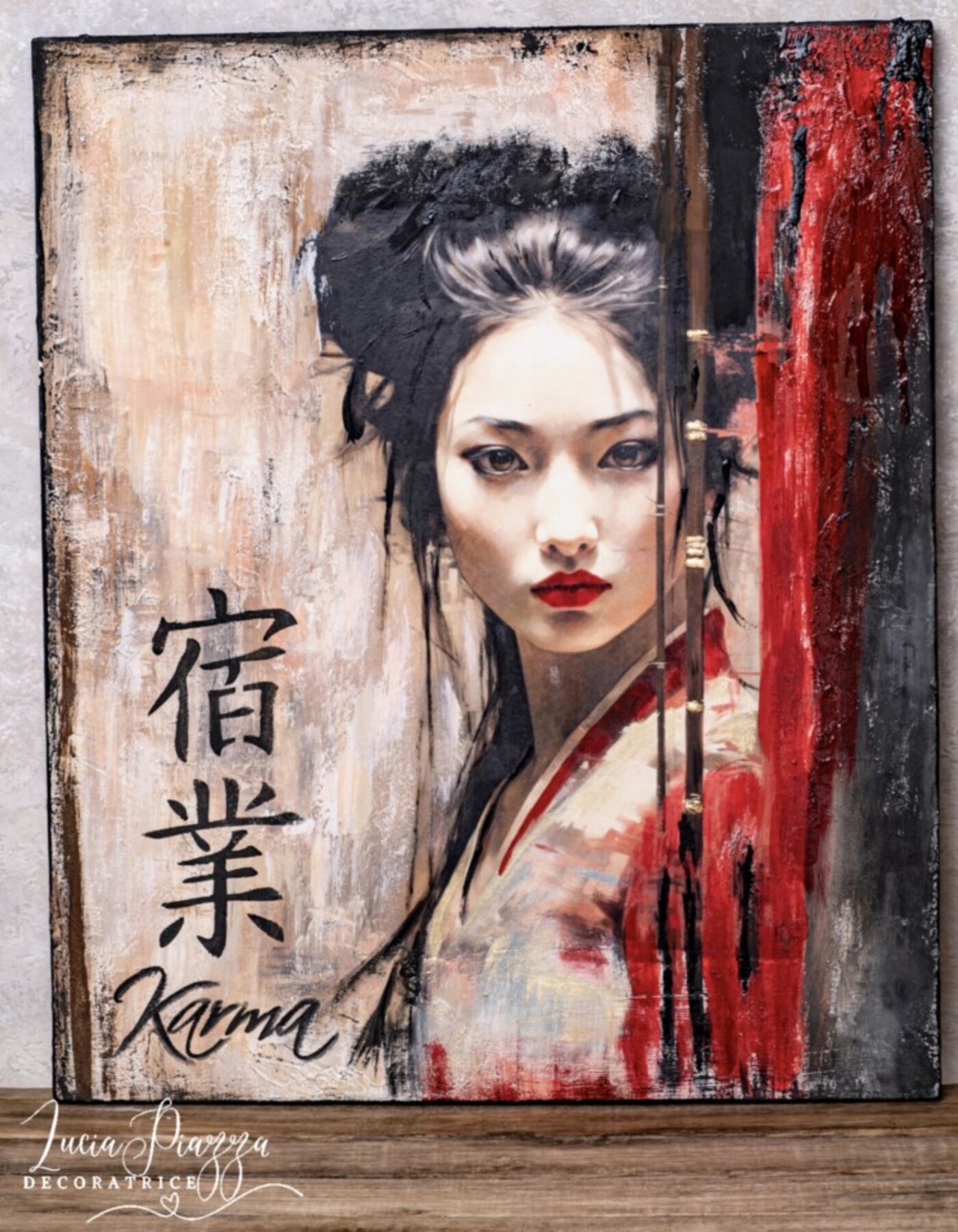 8.	Tela Geisha Giapponese : eleganza e mistero