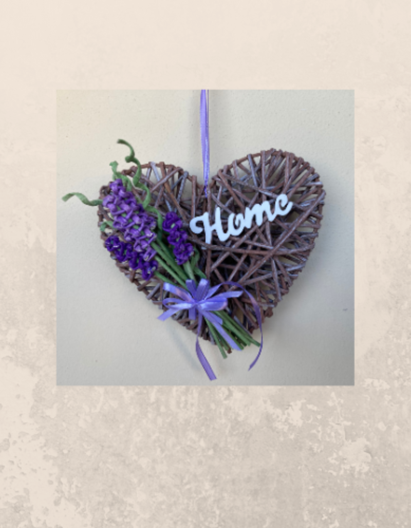 Cuore intrecciato in stile provenzale