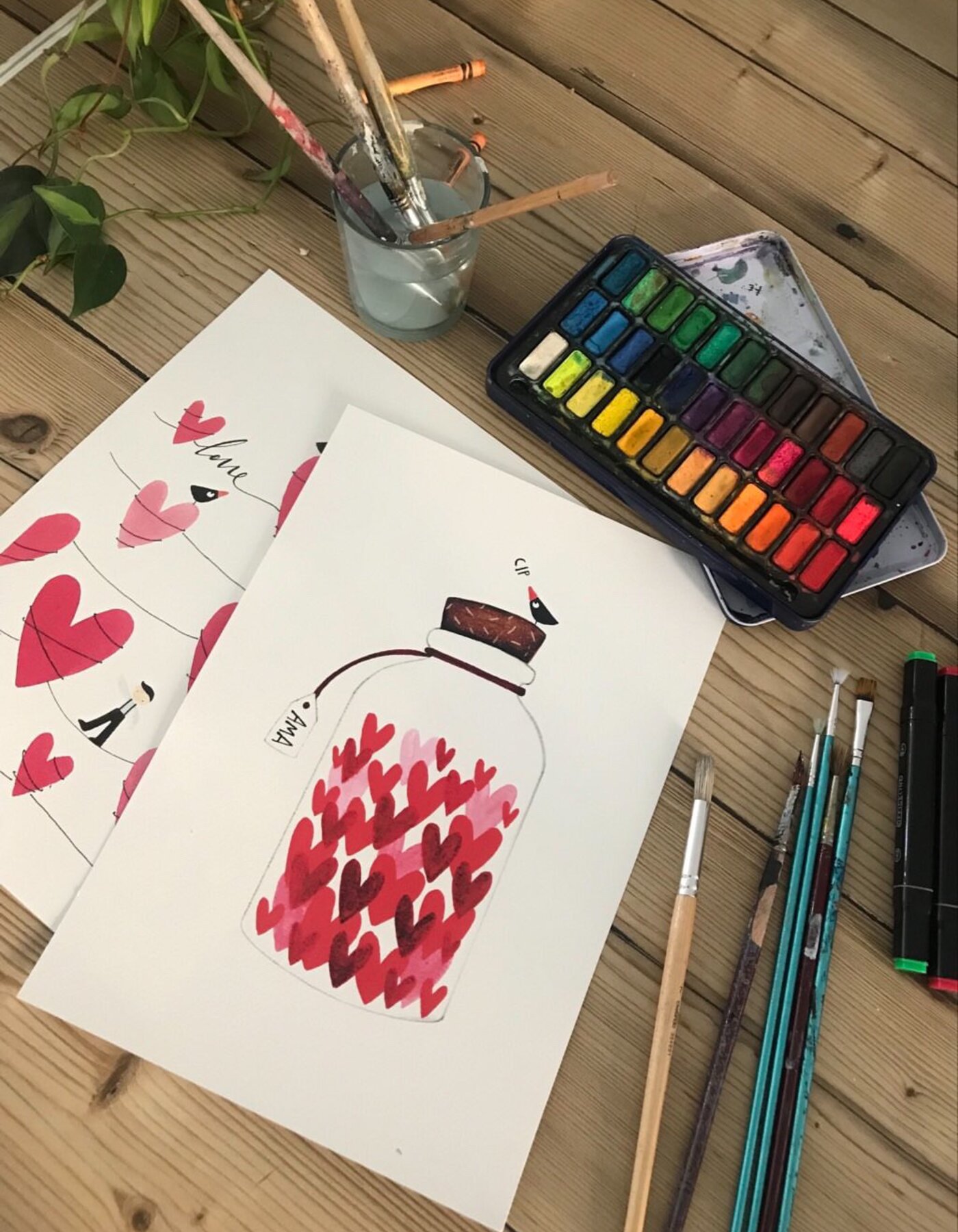 Watercolor basic course