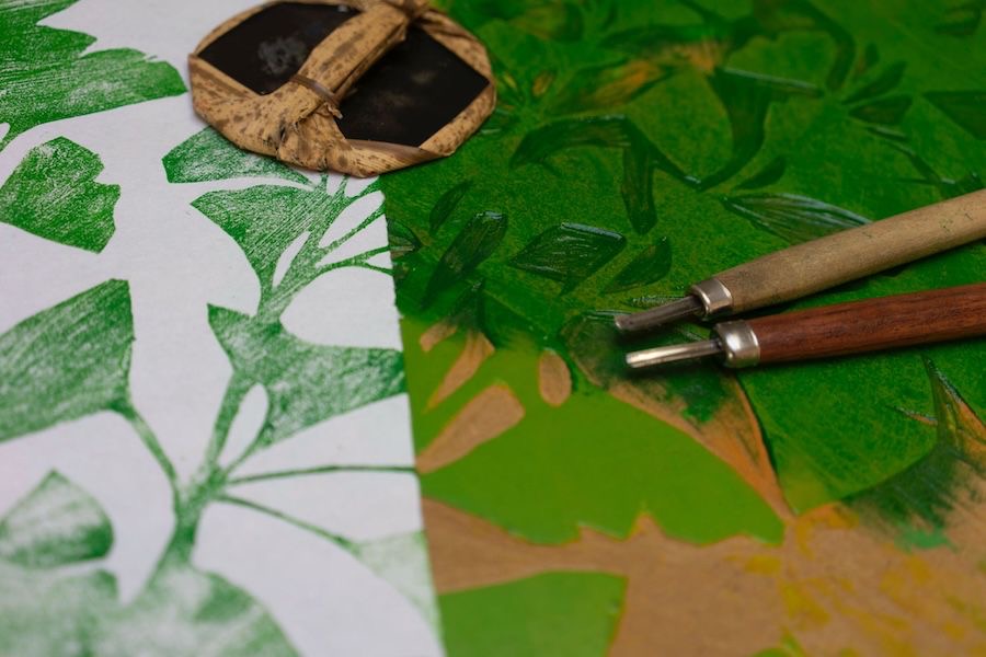 MOKUHANGA 木版画 – Prove di stampa su carta, tecnica giapponese