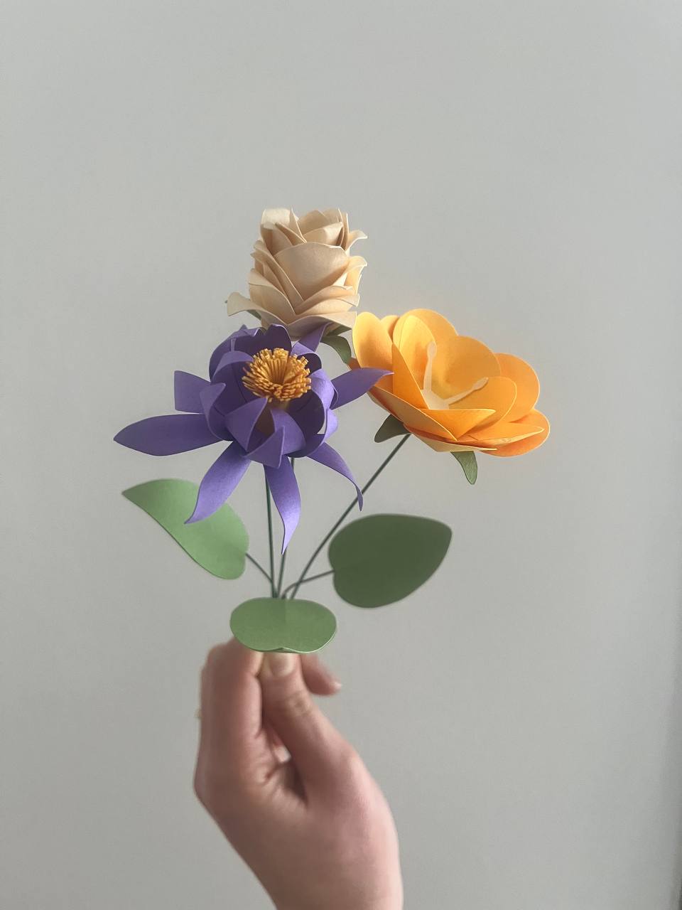 Fantasia di fiori di carta