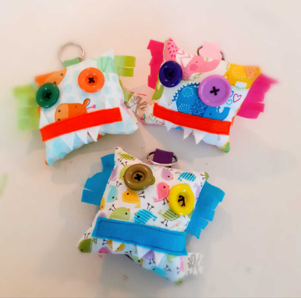 portachiavi mostriciattoloso