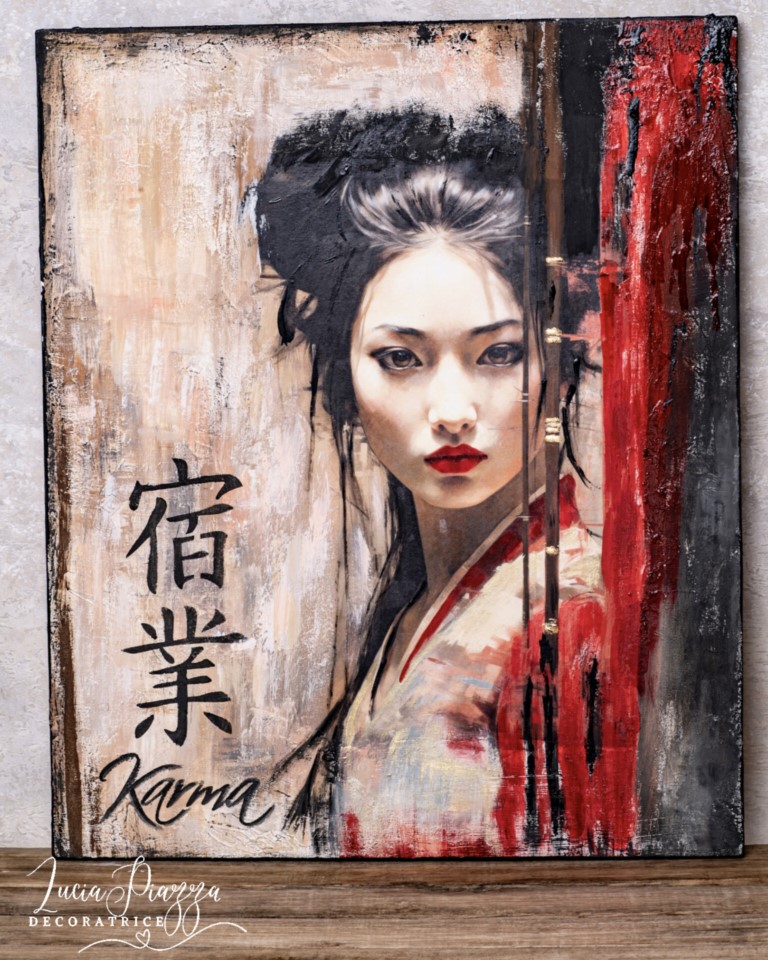 8.	Tela Geisha Giapponese : eleganza e mistero