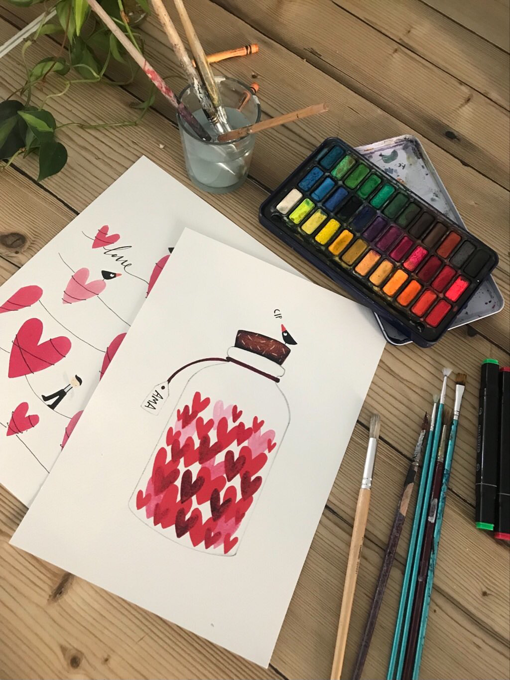 Watercolor basic course