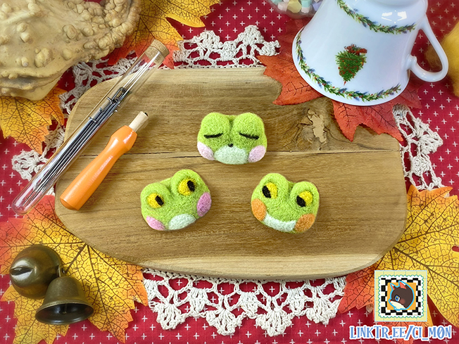NEEDLEFELT - Crea la tua spilla rana!