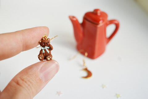 Bear earrings