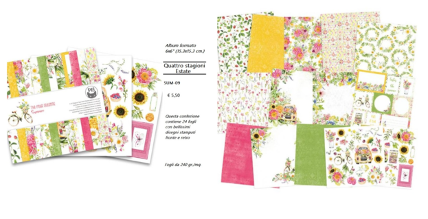 Scrapbooking papers by "FIND" end "P13"