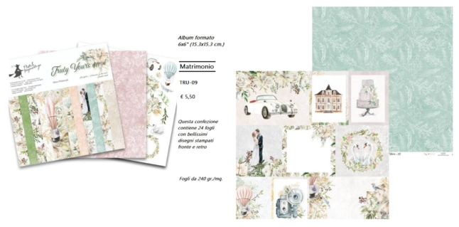 Scrapbooking papers by "FIND" end "P13"