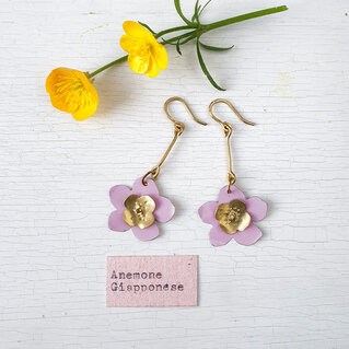 Pink foer earrings