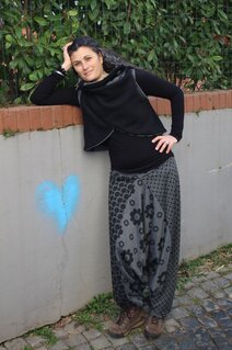 Harem pants and Moon vest