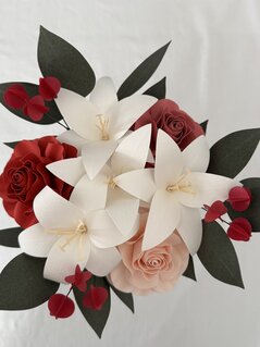 Bouquet di fiori di carta