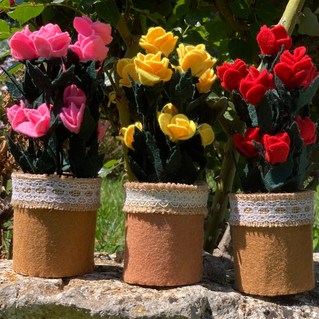 roselline in pannolenci